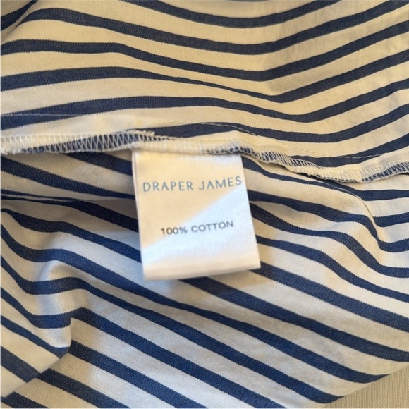 Draper James Smocked Stripe Dress, size small Blue/white vertical striped. - Picture 10 of 12